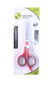 TESOURA COLORIDA 5,5